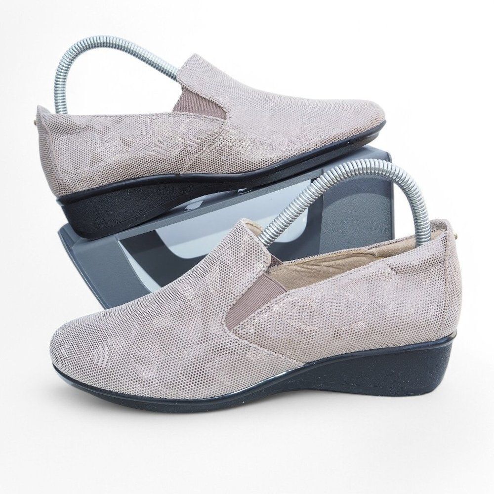 Revere Jamaica‎ Casual Slip-on Loafers 'Champagne Angle' Women's 7M